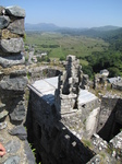 SX29162 Half open chimney stack at Harlech Castle.jpg